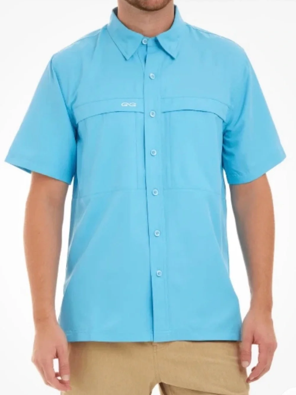Gameguard NWT BlueWave Explorer Microfiber UPF 50+ Fishing Shirt Mens XXL